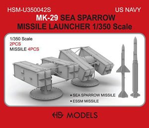 US Navy Mk.29 Sea Sparrow Missile Launcher (Plastic model)