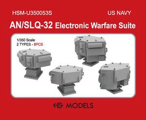 US Navy AN/SLQ-32 Electronic Warfare Suite (Plastic model)