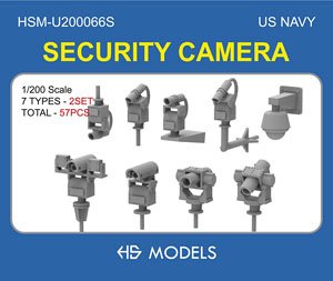 アメリカ海軍 艦艇用監視カメラセット (プラモデル)
