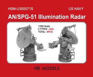 US Navy AN/SPG-51 Illumination Radar (Plastic model)