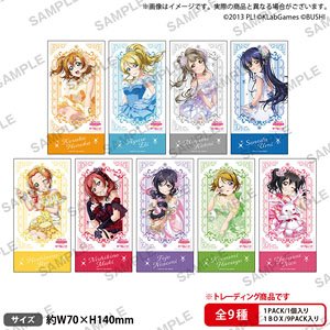 Love Live! School Idol Festival Trading Ticket Style Sticker muse Ohime-sama Ver. (Set of 9) (Anime Toy)