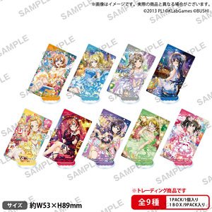 Love Live! School Idol Festival Trading Square Acrylic Stand muse Ohime-sama Ver. (Set of 9) (Anime Toy)