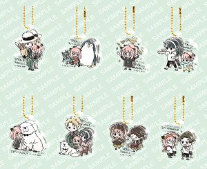 Spy x Family Yuru Style Acrylic Key Ring Collection (Set of 8) (Anime Toy)