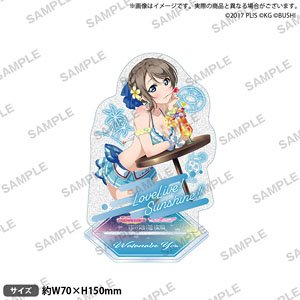 ラブライブ！ スクールアイドルフェスティバル きらりんアクリルスタンド Aqours ウォーターエッセンス ver. 渡辺曜 (キャラクターグッズ)