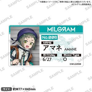 MILGRAM -ミルグラム- アクリルネームプレート アマネ (キャラクターグッズ)
