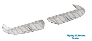 Spitfire/Seafire Elevators (Late) (Plastic model)