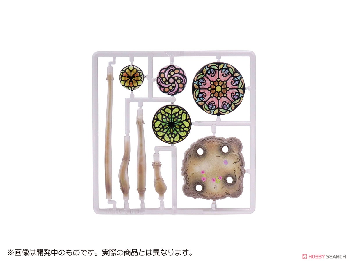 プリプラ 夢幻ミュージアム 夢幻キノコ ステンドグラス (プラモデル) 商品画像1