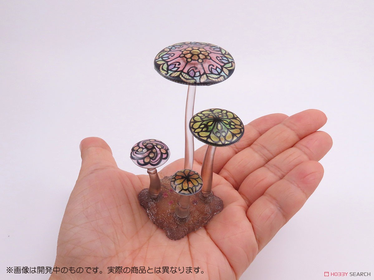 プリプラ 夢幻ミュージアム 夢幻キノコ ステンドグラス (プラモデル) その他の画像5