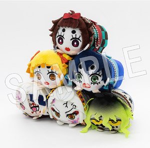 Demon Slayer: Kimetsu no Yaiba Mochikororin 5 Plush Mascot (Set of 6) (Anime Toy)