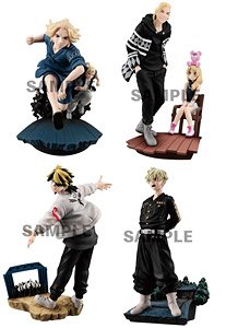 Petitrama Series Tokyo Revengers Toman Heroic Scenes Vol.2 (Set of 4) (PVC Figure)