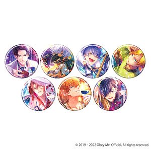 ホログラム缶バッジ (65mm) 「Obey Me!」 03 ボックス (7個セット) (キャラクターグッズ)