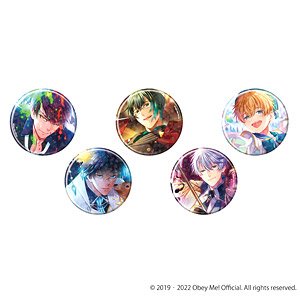 ホログラム缶バッジ (65mm) 「Obey Me!」 04 ボックス (5個セット) (キャラクターグッズ)