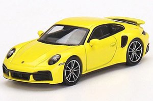 Porsche 911 Turbo S Racing Yellow (LHD) (Diecast Car)