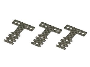Carbon RearSus.Plate (Soft / MM / LM / MM2 / 3 Pieces) (RC Model)