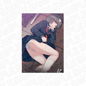 Iya na Kao Sarenagara Opantsu Misete Moraitai Mini Acrylic Art Ghost (Anime Toy)
