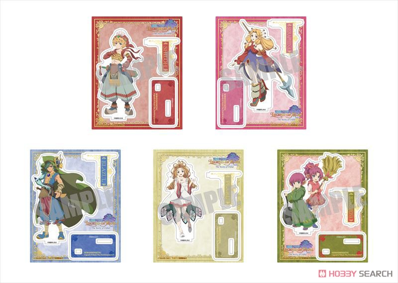 Animation [Legend of Mana: The Teardrop Crystal] Acrylic Stand Bud & Lisa (Anime Toy) Other picture1