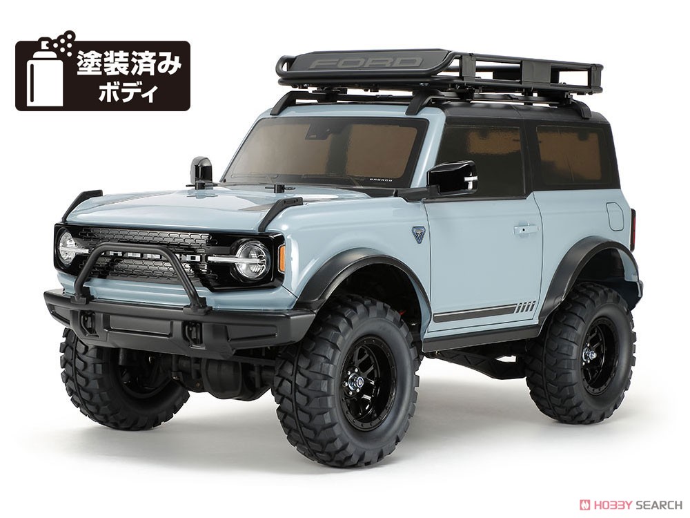 フォード ブロンコ 2021 塗装済みブルーグレイボディ (CC-02シャーシ) (ラジコン) 商品画像1