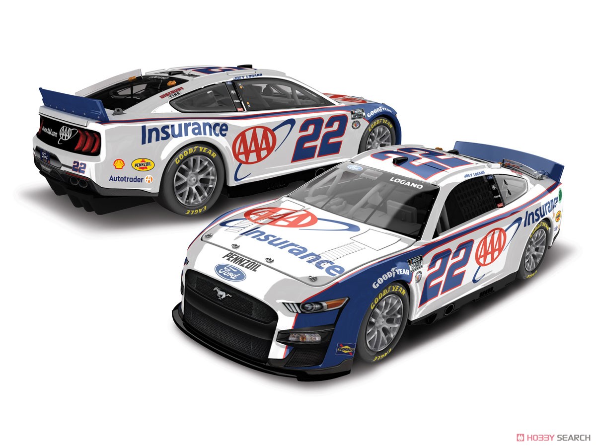 `ジョーイ・ロガーノ` #22 AAA フォード マスタング NASCAR 2023 (ミニカー) その他の画像1