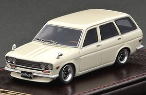 Datsun Bluebird (510) Wagon White (Diecast Car)