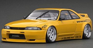 Pandem GT-R (BCNR33) Yellow (Diecast Car)