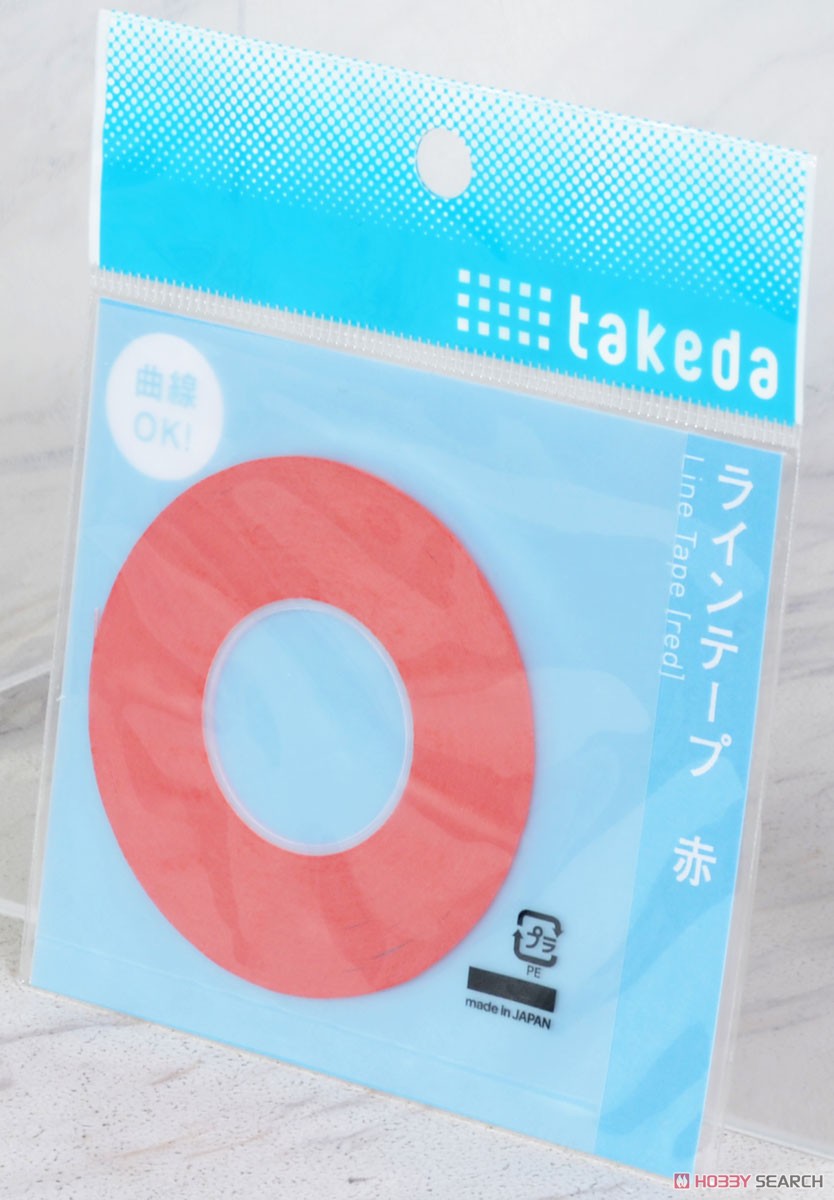 Line Tape Red 0.5mm (Length 1.6m) (Model Train) Item picture1