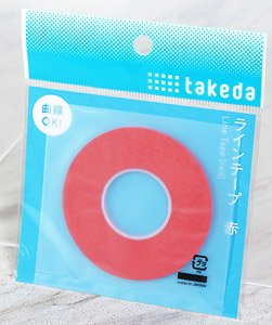 ラインテープ 赤 2.0mm (16m巻) (鉄道模型)