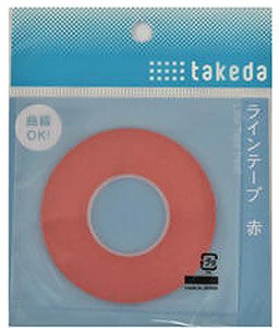 Line Tape Red 3.0mm (Model Train)