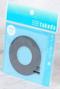 Line Tape Black 1.0mm (Length 16m) (Model Train)