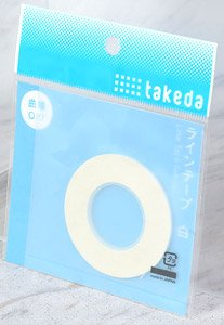 Line Tape White 2.0mm (Length 16m) (Model Train)