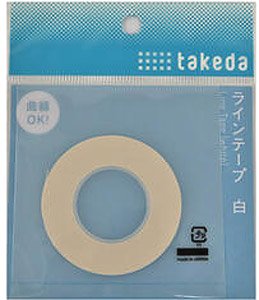 Line Tape White 4.0mm (Model Train)