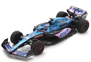 BWT Alpine A522 No.14 Alpine F1 Team 5th Brazilian GP 2022 Fernando Alonso (ミニカー)