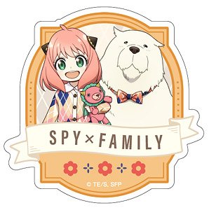 Spy x Family Acrylic Clip Anya Forger & Bond Forger Argyle (Anime Toy)