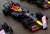 Oracle Red Bull Racing RB18 No.1 Oracle Red Bull Racing Winner Japanese GP 2022 2022 Formula One Drivers` Champion Max Verstappen (With No.1 and World Champion Board) (Diecast Car) Other picture1
