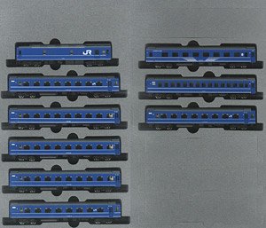 寝台特急「さくら・はやぶさ/富士」 24系9両セット (9両セット) (鉄道模型)