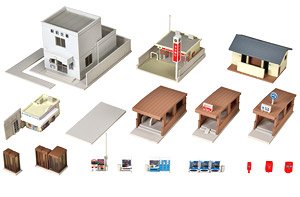 DioTown Suburban Station Area Set (In-front-of-station Facility Set) (Model Train)