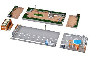 DioTown 公園・駐車場セット (ジオタウン) (鉄道模型)