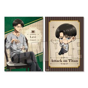 Rakupita Poster Attack on Titan Levi Tea Break Ver. (Anime Toy)