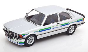 BMW Alpina C1 2.3 E21 1980 Silver / Green / Blue (Diecast Car)
