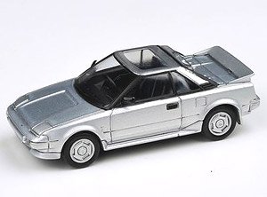 トヨタ MR2 MK1 1985 シルバーメタリック ライトクローズ RHD (ミニカー)