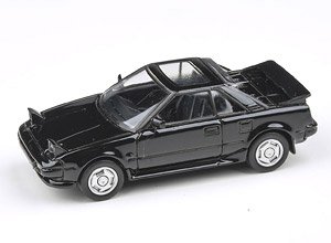 トヨタ MR2 MK1 1985 メタリックブラック ライトオープン RHD (ミニカー)