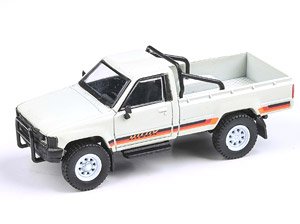 トヨタ ハイラックス シングルキャブ 1984 ホワイト LHD (ミニカー)