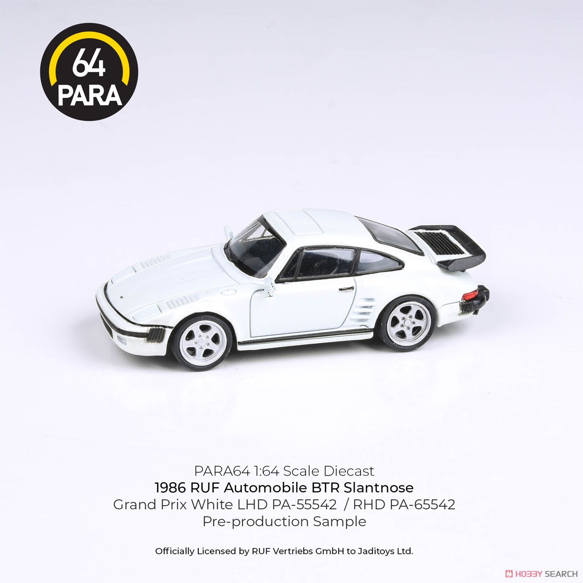 RUF BTR スラントノーズ 1986 グランプリホワイト RHD (ミニカー) その他の画像1
