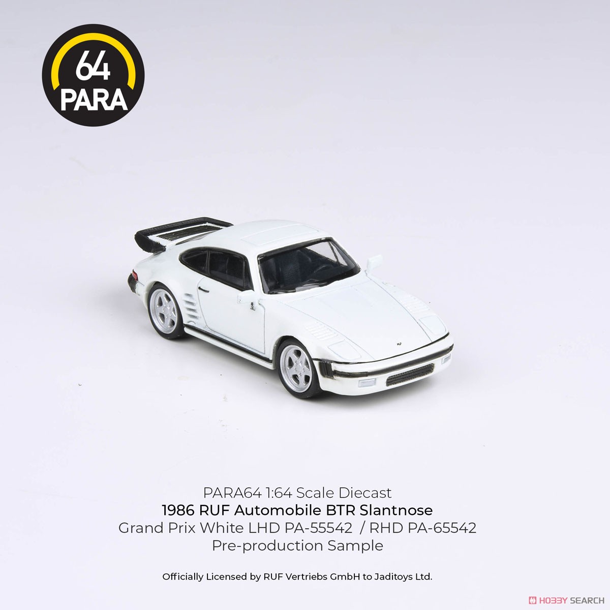 RUF BTR スラントノーズ 1986 グランプリホワイト RHD (ミニカー) その他の画像3
