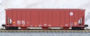 099 00 351 (N) 3-Bay Covered Hopper BURLINGTON NORTHERN SANTA FE RD# BNSF 424812 (Model Train)