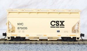 092 00 521 (N) 2-Bay Covered Hopper CSX(R) RD# NYC 875035 (Model Train)