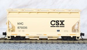 092 00 521 (N) ホッパー CSX #875035 ★外国形モデル [2-Bay Covered Hopper CSX(R) RD# NYC 875035] (鉄道模型)