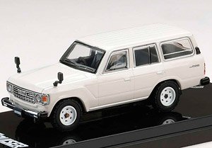 トヨタ ランドクルーザー 60 GX 1981 ホワイト (ミニカー)