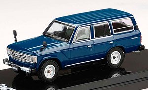 トヨタ ランドクルーザー 60 GX 1981 フィールライクブルー (ミニカー)