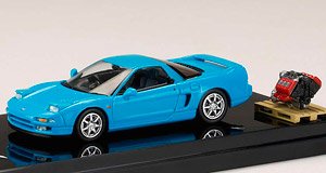 ホンダ NSX クーペ エンジンディスプレイモデル付 フェニックスブルー (ミニカー)