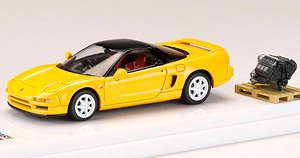 ホンダ NSX (NA1) Type R 1994 エンジンディスプレイモデル付 / Type R 30周年記念 インディイエローパール (ミニカー)